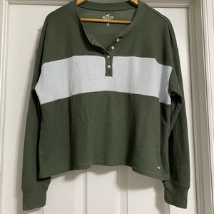 Hollister Boyfriend Long Sleeve Top